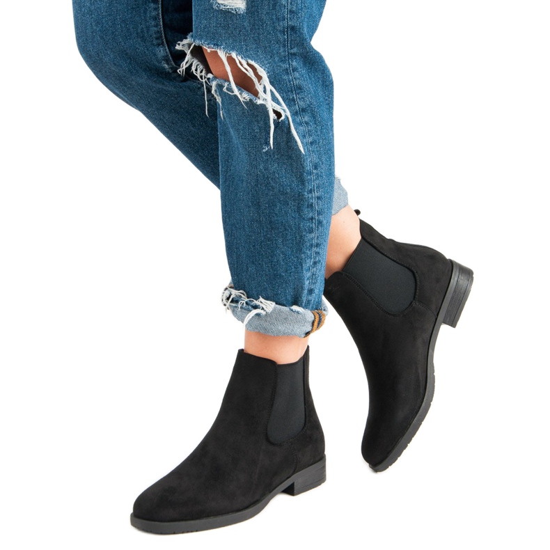 Seastar Semišové boty Jodhpur černá 2