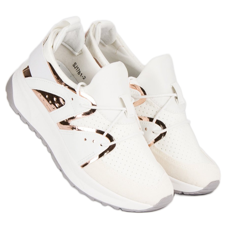 Stylová sportovní obuv bílý 1