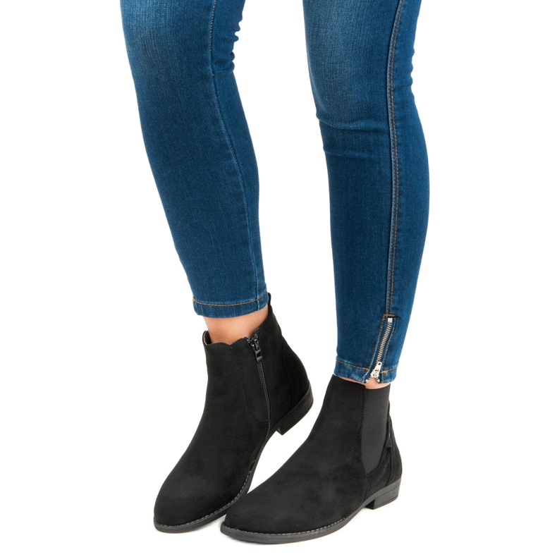 Groto Gogo Pohodlné boty Jodhpur černá 2