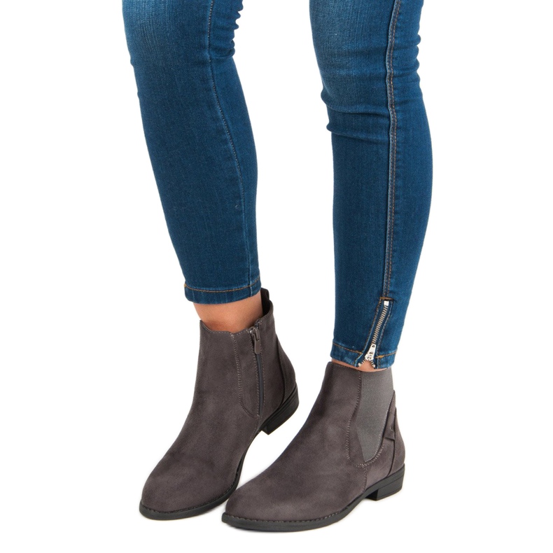 Groto Gogo Pohodlné boty Jodhpur šedá 1