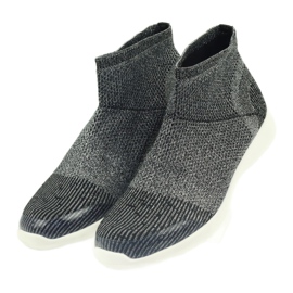 American Club American Black Sports Sports Shoes 17044 Black/Silver černá 3