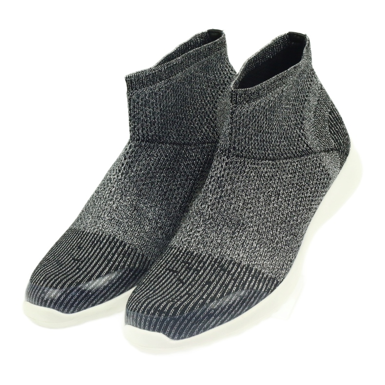 American Club American Black Sports Sports Shoes 17044 Black/Silver černá 3