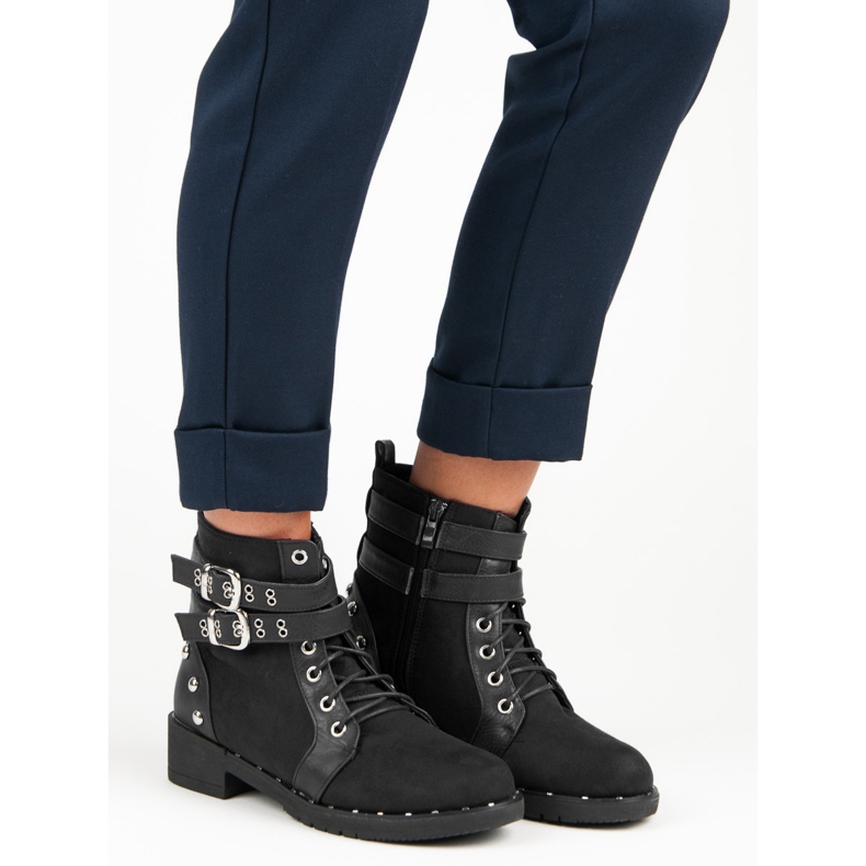 Clowse Módní pracovní boty černá 1