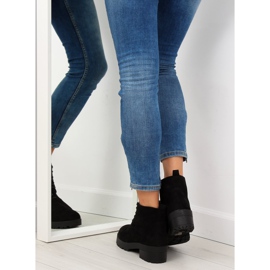 Šněrovací boty černé 2017-4 černé černý 2