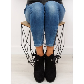 Černé černé boty XY-528 Black Jodhpur černý 1