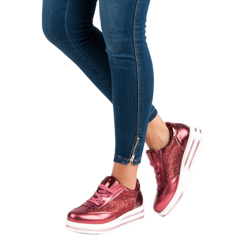 Fama Módní tenisky červené 2