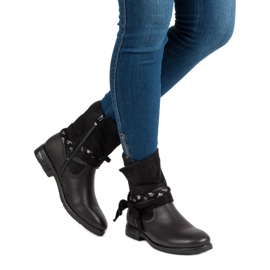 Forever Folie Dámské černé dělnice černá 1