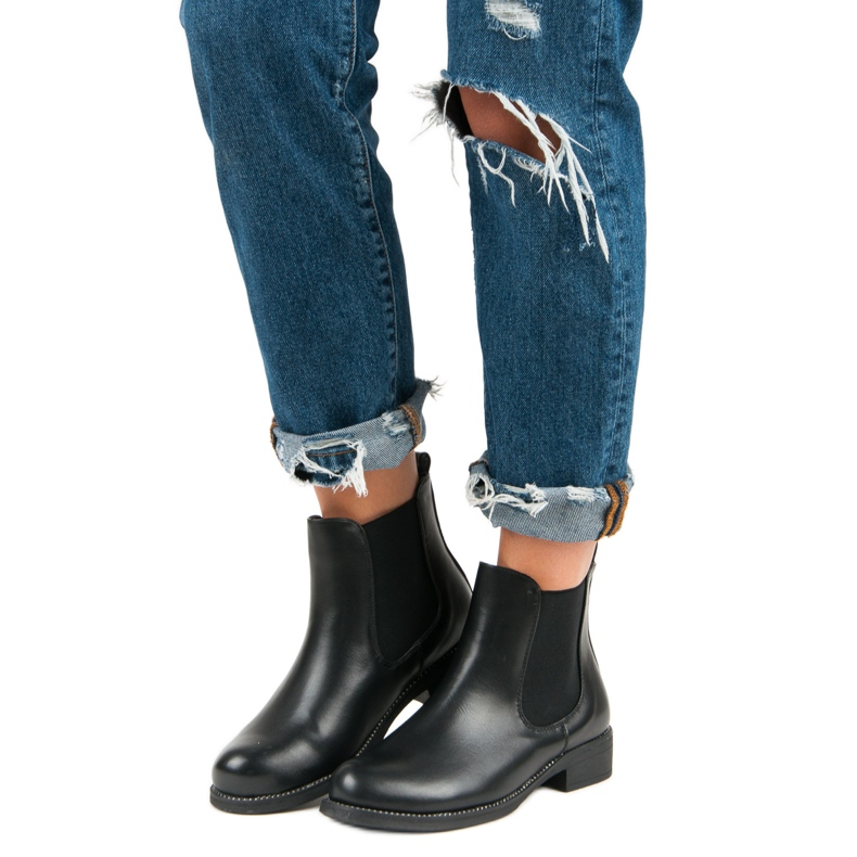 Bestelle Černé boty Chelsea černá 1