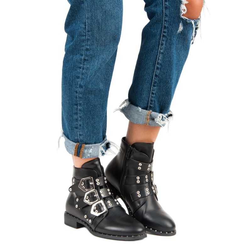 Kayla Rockové boty černá 1