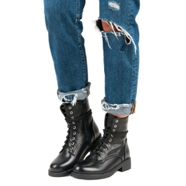 Super Me Černé vázané tašky černá 1