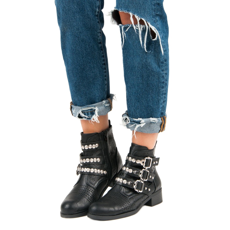 SDS Stylové pracovní boty černá 1