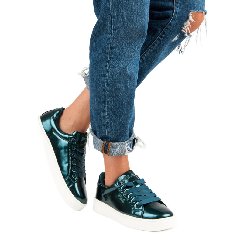 Fila Upstage F Low Wmn bílý zelená 2