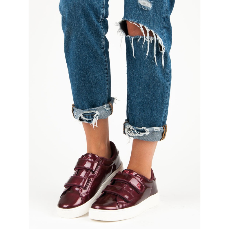 Fila Upstage Velcro Low Wmn červené 1 Fila Upstage Velcro Low Wmn červené 1