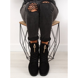 Černé pracovní boty HX-015 černé černý 1