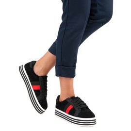 Tenisky na platformě VICES černý 2