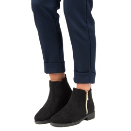 Černé neformální boty černý 1