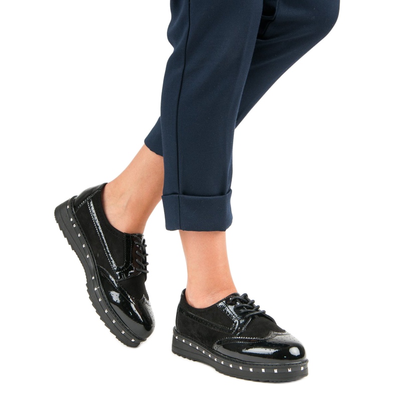 Nio Nio Elegantní dámské boty černý 2