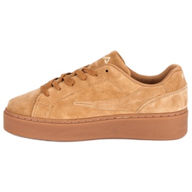 Fila Overstate S Low Wmn hnědý 1