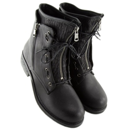 Černé vojenské dámské boty CLS-31 Black černý 1