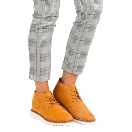 New Age Dámské kozačky pomerančový 2