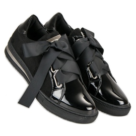 Filippo Elegantní tenisky černá 1