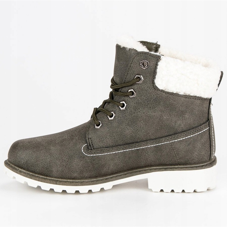 McKey Trapery s khaki kožešinou zelená 1