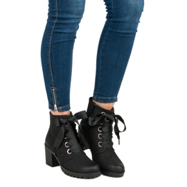 Módní černé vinceza boty černá 2