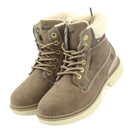 American Club Americké boty bootees zimní boty 708122 hnědý 3