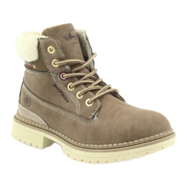 American Club Americké boty bootees zimní boty 708122 hnědý 1