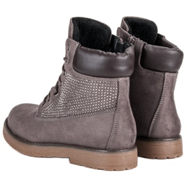 Bestelle Semišové lapače na posuvníku šedá 2