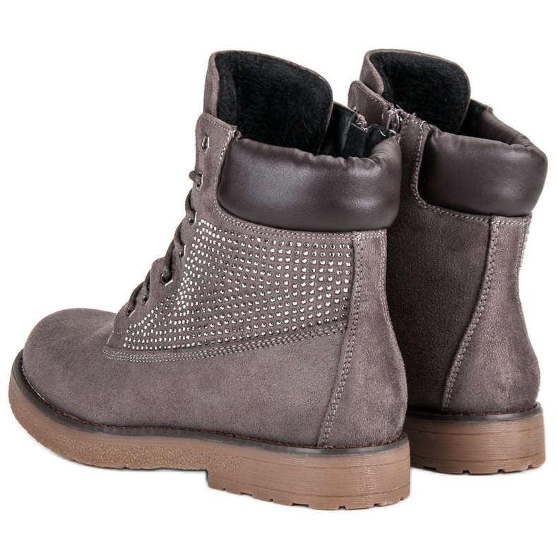 Bestelle Semišové lapače na posuvníku šedá 2