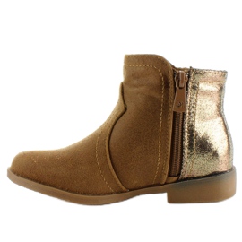 Dětské boty Chelsea k1647301 Camel hnědý 1