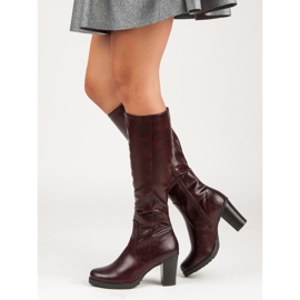 Klasické boty VINCEZA červený 2