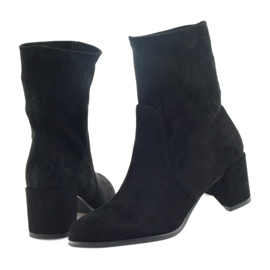 Černé boty Lycra od Sergio leone černý 4