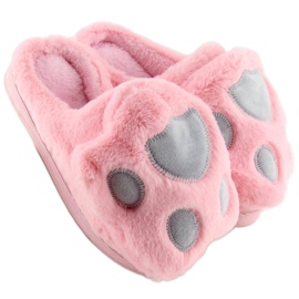 Dámské pantofle růžové a šedé DD93 W.PINK růžový 2