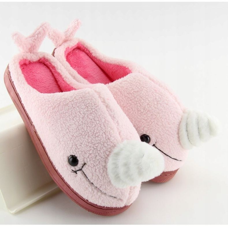 Dámské růžové pantofle DD92 L.PINK růžový 1