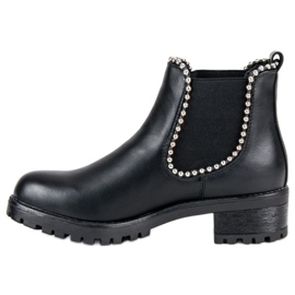 Sixth Sense Black Booties Jodhpur boty černý 1