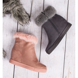 Seastar Růžové klínové boty růžový 1