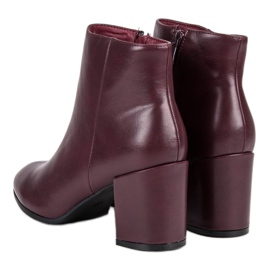 Weide Izolované boty Claret červené 2