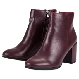 Weide Izolované boty Claret červené 3