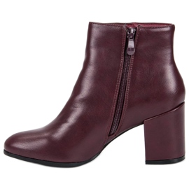 Weide Izolované boty Claret červené 1