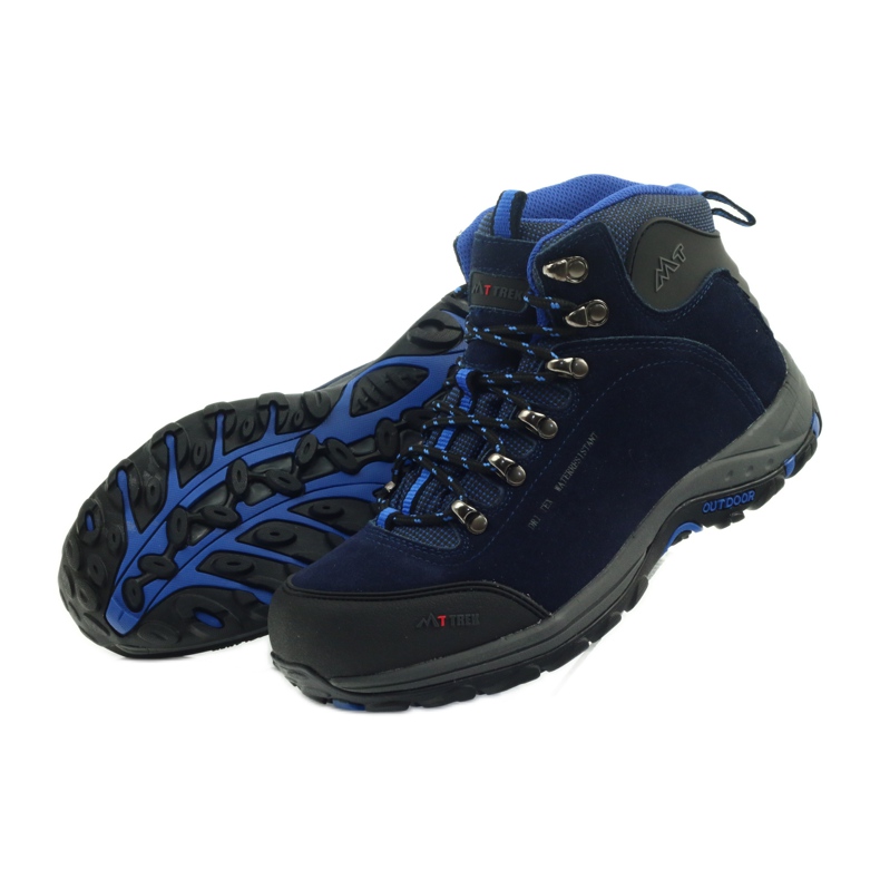 Boty s membránou MT TREK 013 černý námořnická modř 4