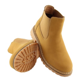 Chelsea boty velbloud 1367 Camel žlutá 1