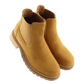 Chelsea boty velbloud 1367 Camel žlutá 2