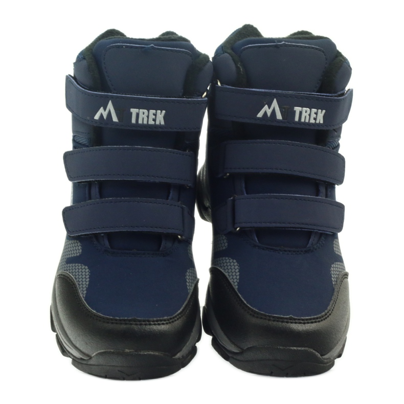 Mttrek Boty na suchý zip MT TREK 012 navy blue černý námořnická modř 3