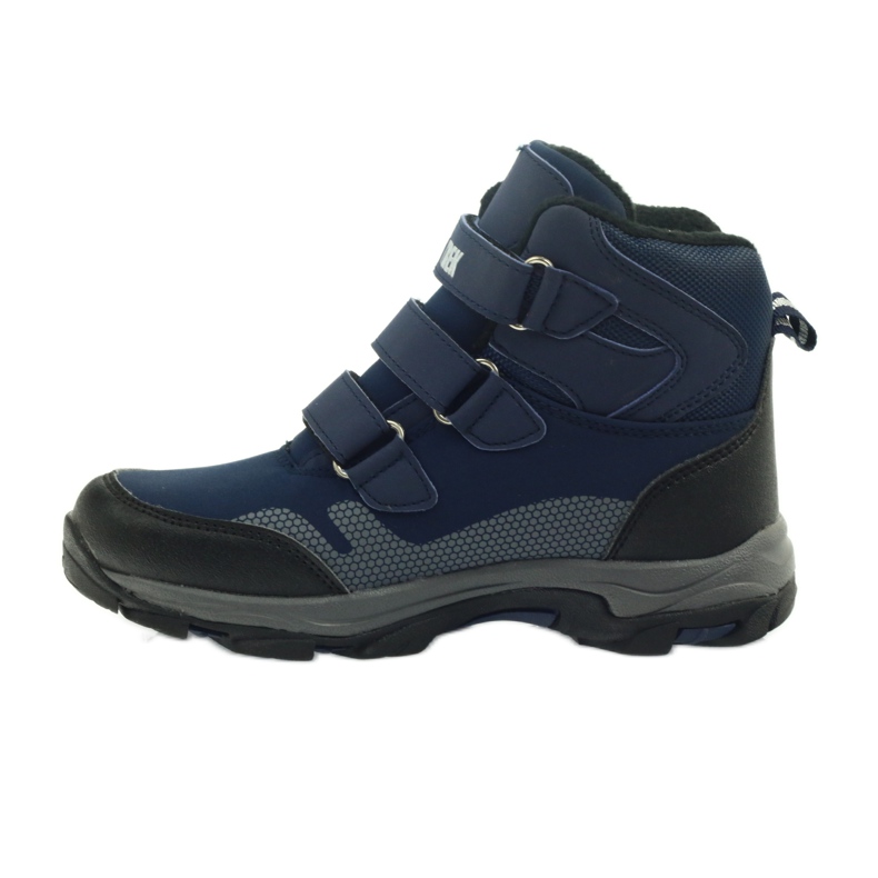 Mttrek Boty na suchý zip MT TREK 012 navy blue černý námořnická modř 2