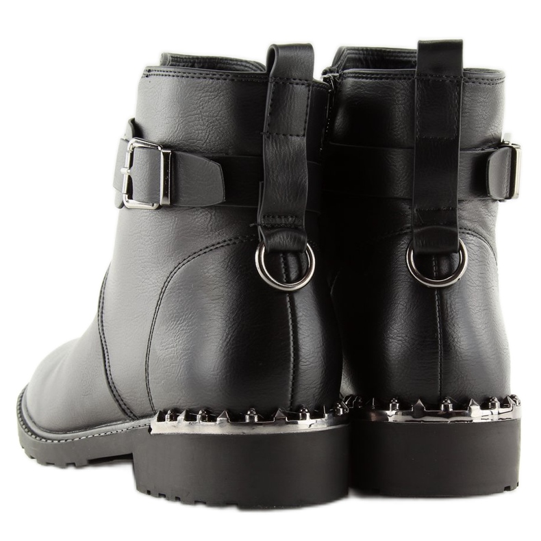 Černé dámské boty G-168-1 Black černý 2