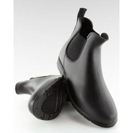 Černé kozačky Jodhpur D67 černé černý 2