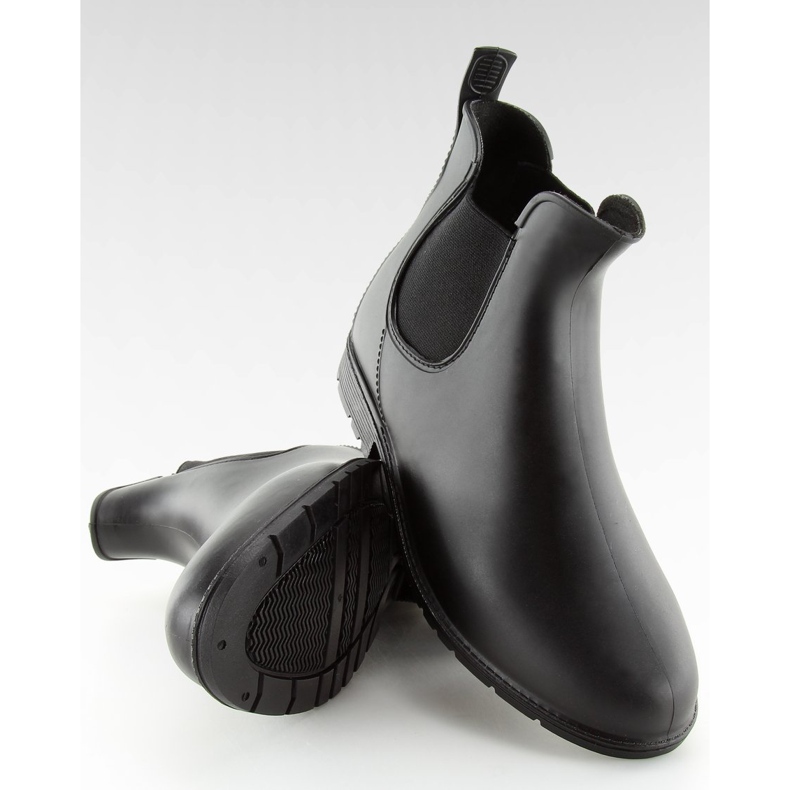 Černé kozačky Jodhpur D67 černé černý 2