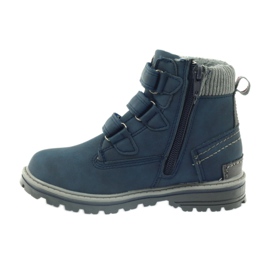 American Club Americké boty bootees zimní boty 708121 šedá námořnická modř 2